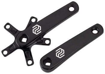 Black Promax SQ-1 square taper BMX crank arm set, 170mm