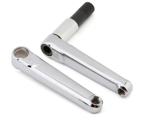 BSD Substance XL V2 170mm chrome chromoly BMX cranks with 24mm hollow spindle and flush invest cast boss design.