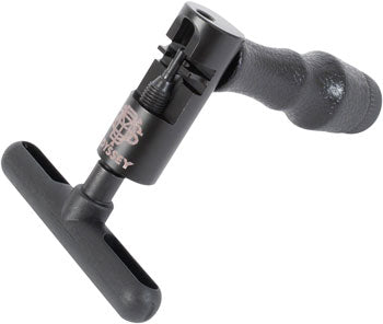 Odyssey BMX chain breaker in Black with Key Chain pin adapter and adjustable support screw.
