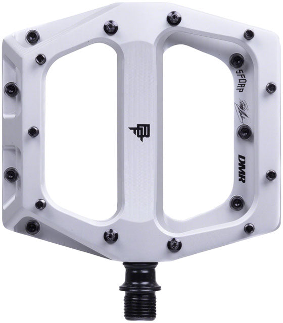 DMR Vault Pedals - Platform, Aluminum, 9/16", White, Brendog Edition