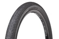 S&M Trackmark folding BMX race tire, 20 x 2.10, front view on a rim