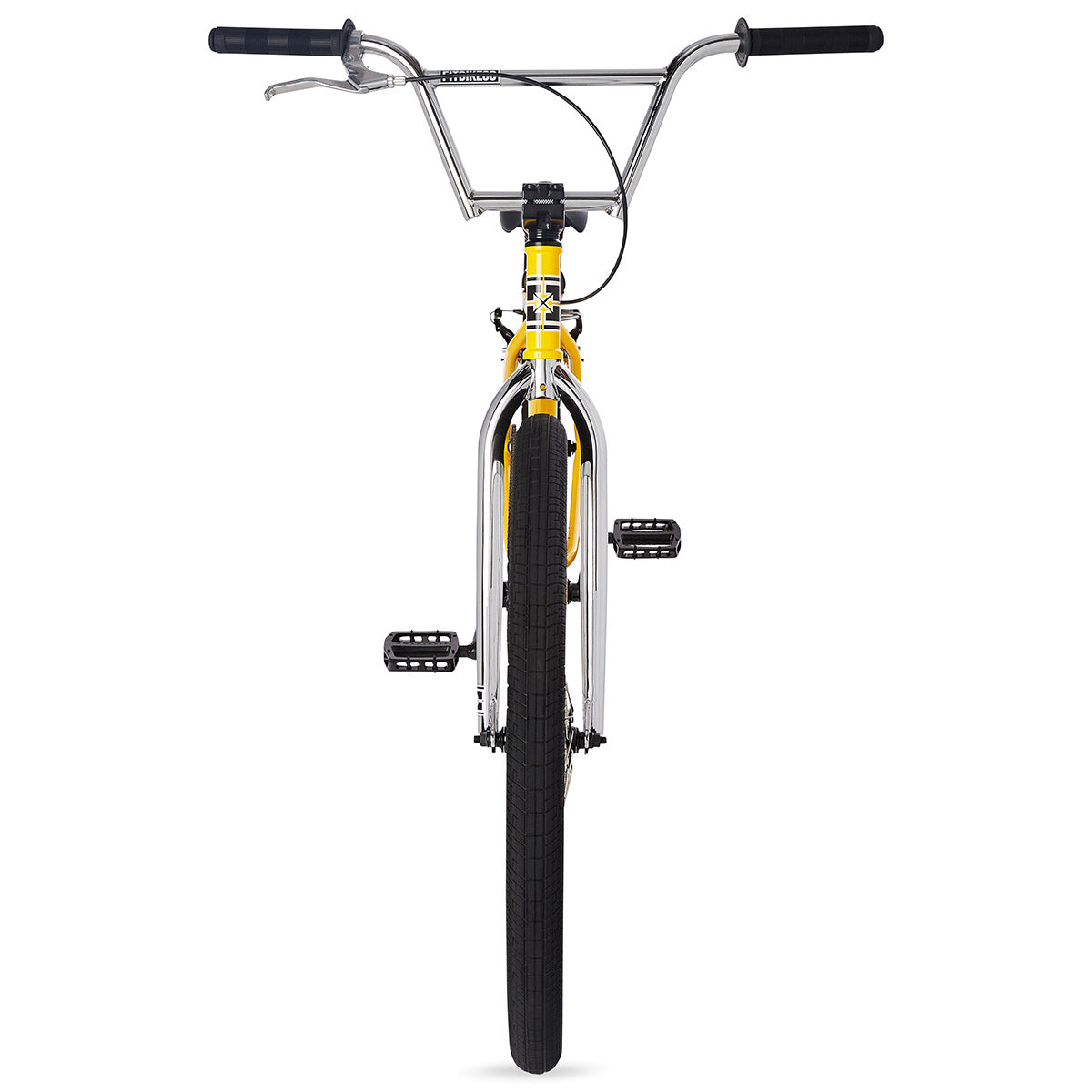 Fit Bike Co CR29 complete BMX bike side profile, Hurricane Yellow