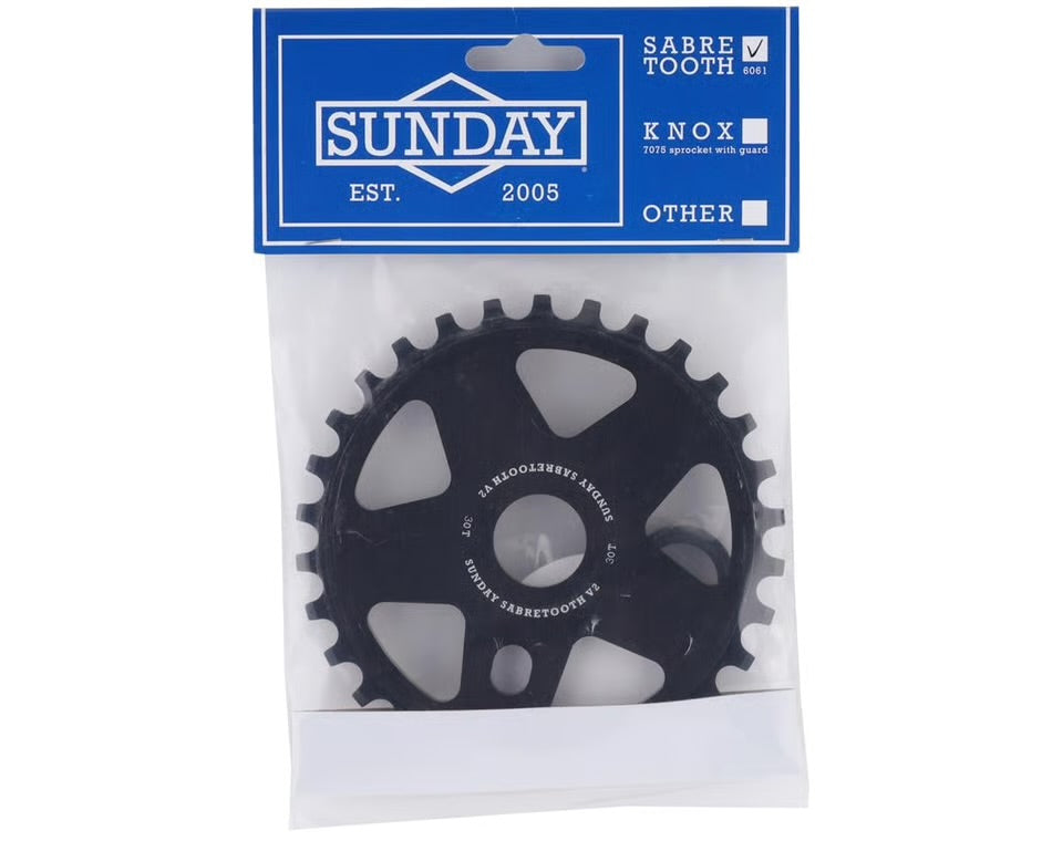 Sunday Sabretooth V2 Sprocket (Black)