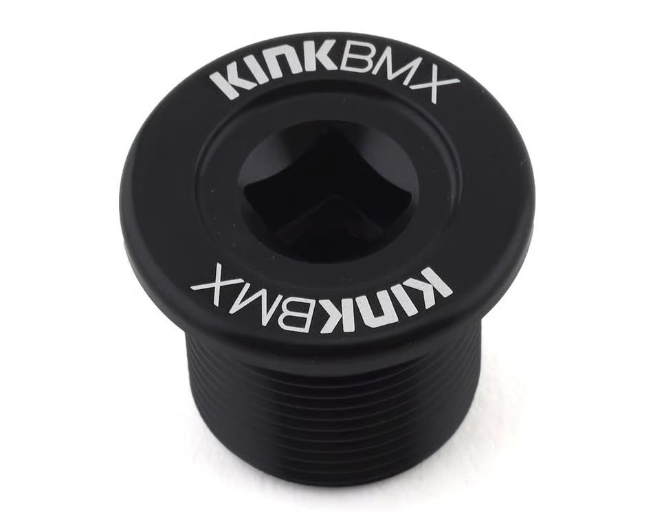 Kink fork cap bolt, Matte Black, M24x1.5