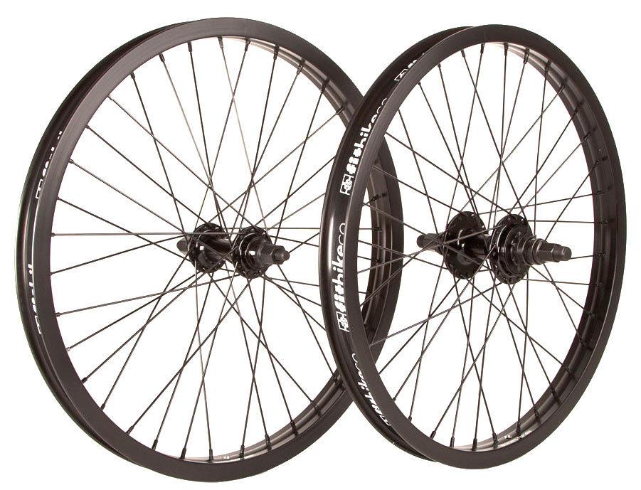 Fit Bike Co 22in BMX wheelset, RHD, sealed bearing hubs
