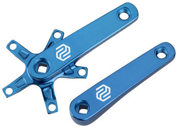 Blue Promax SQ-1 square taper BMX crank arm set, 150mm