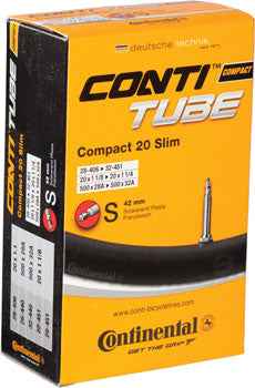 Continental Standard bike tube, 20in, 42mm Presta valve