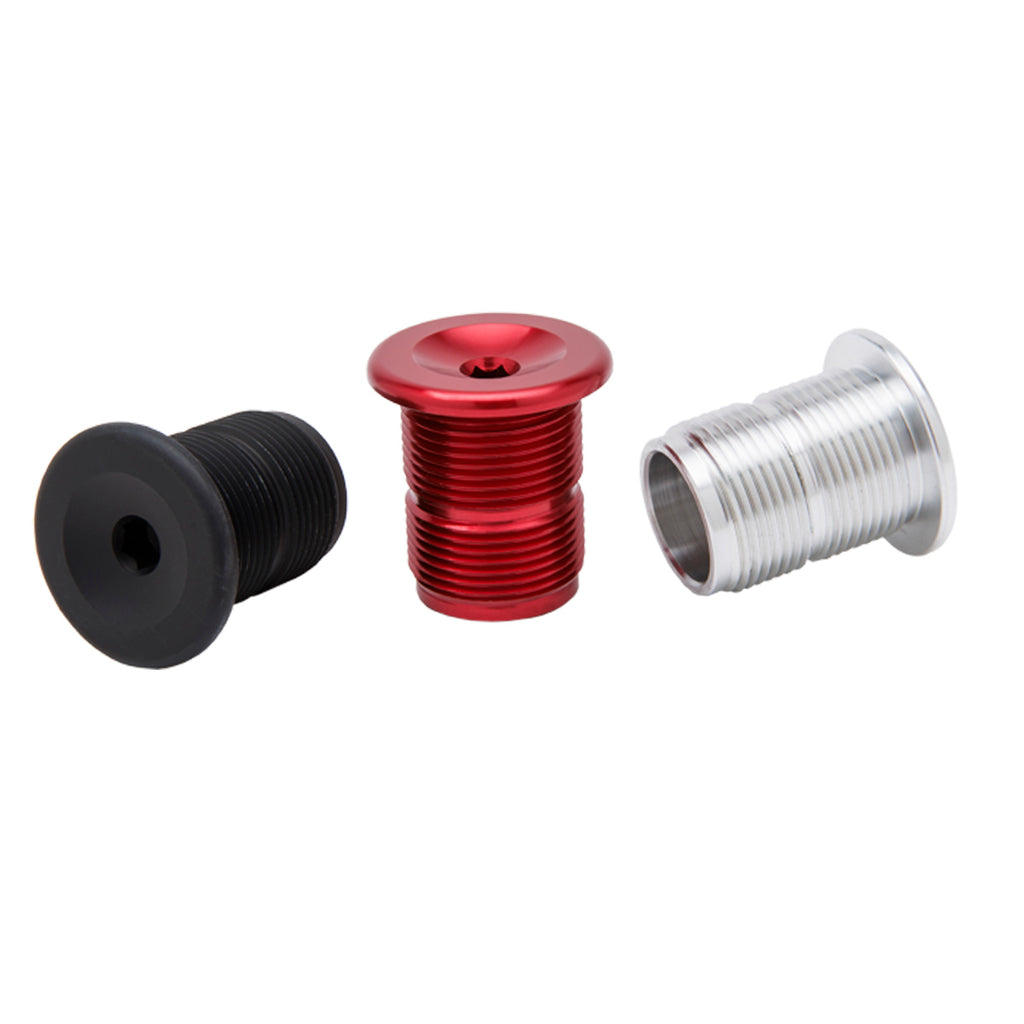 S&M M24 X 1.5 FORK TOP CAP/COMPRESSION BOLT (Black, Red & Polished)