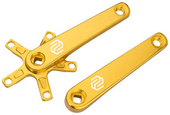 Gold Promax SQ-1 square taper BMX crank arm set, 140mm