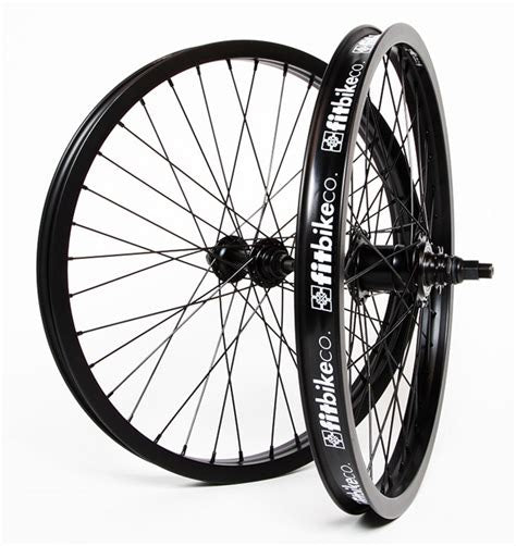 Fit Bike Co OEM 20in BMX wheelset, RHD, double wall rims