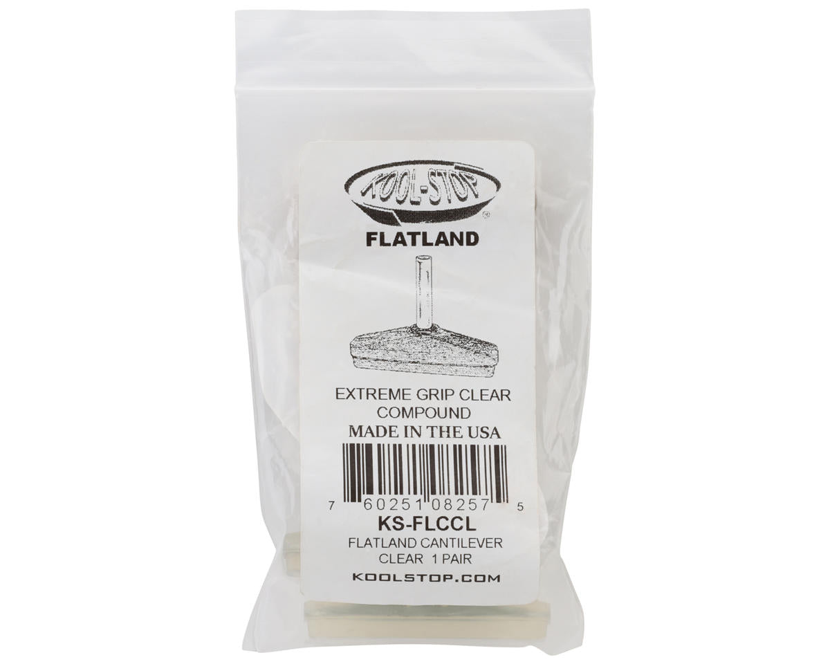 Kool Stop Flatland brake pad mounted, threaded post style