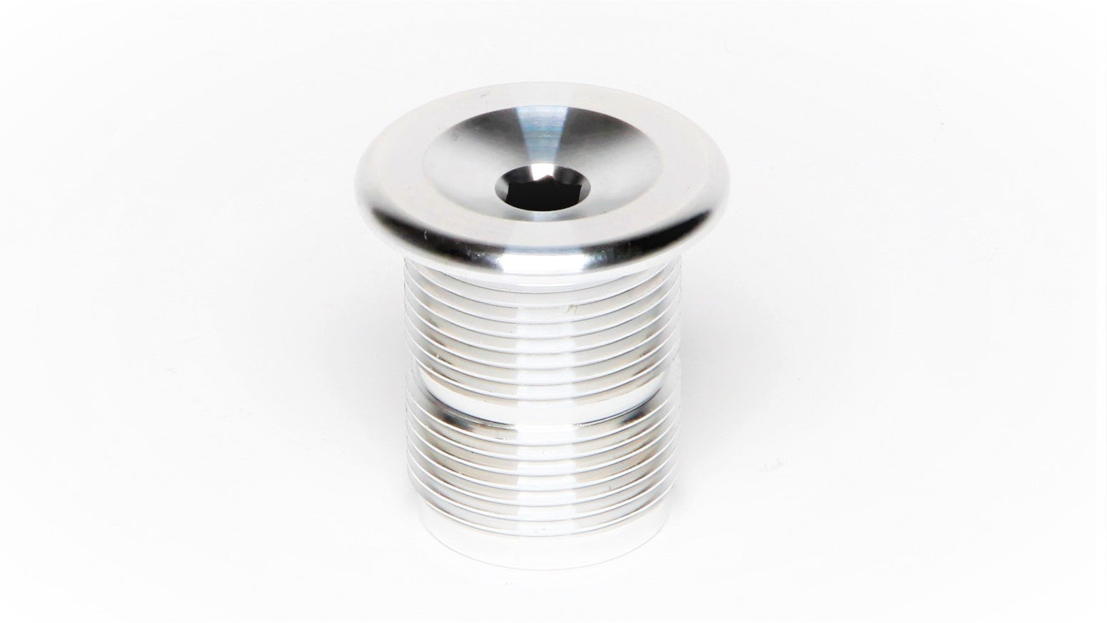 S&M M24 X 1.5 FORK TOP CAP/COMPRESSION BOLT (Black, Red & Polished)