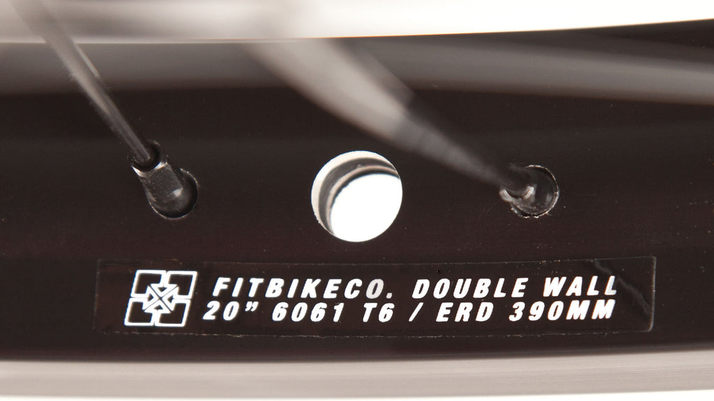Fit Bike Co OEM 20in wheelset rear wheel, 14mm axle, RHD