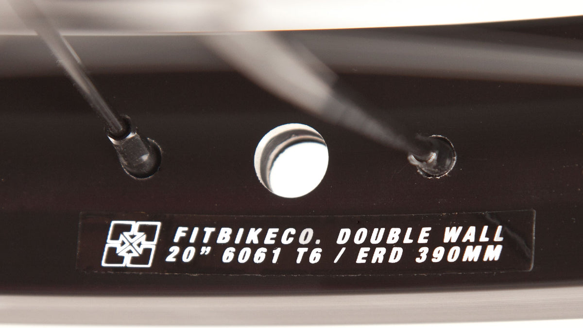 Fit Bike Co OEM 20in wheelset rear wheel, 14mm axle, RHD