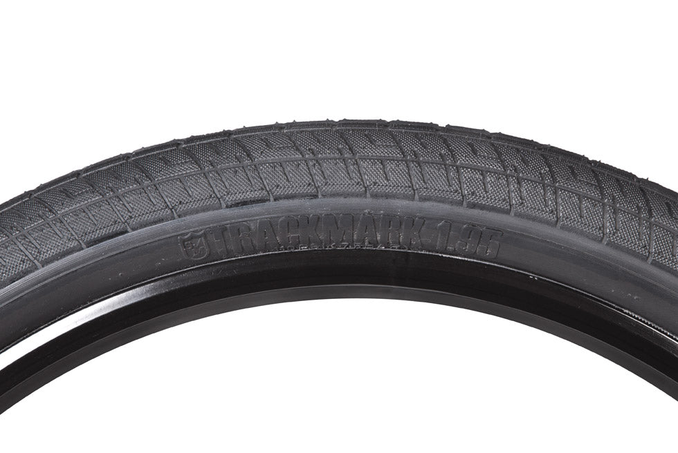 S&M Trackmark folding BMX race tire, 20in, side view