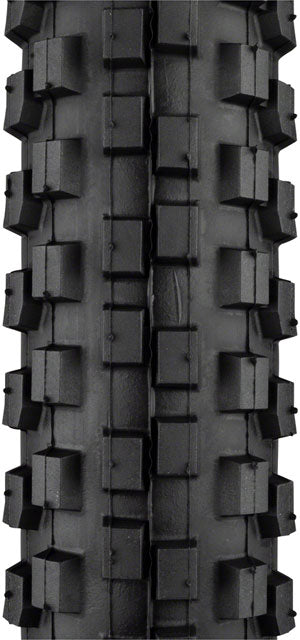 Maxxis Maxxdaddy BMX tire tread detail, knobby dirt tread