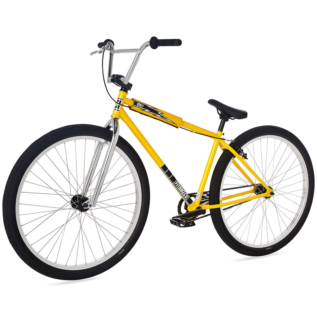 Fit Bike Co CR29 drivetrain detail, Hurricane Yellow, 29in