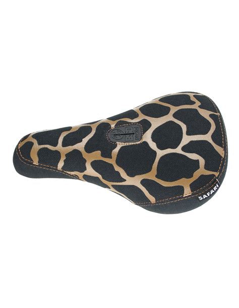 BSD Safari Fat Pivotal seat in Black Giraffe print, top view