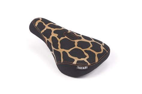 BSD Safari Fat Pivotal seat in Black Giraffe print, top view from a different angle