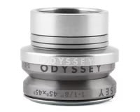 Odyssey Pro integrated headset in polished silver, 1-1/8 inch, with color matched spacers